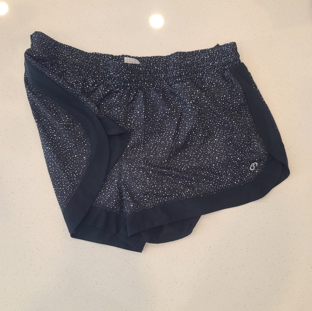 Spalding XL Starry Print Running Shorts • Navy & White Activewear